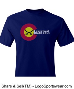 I survived BNAC 2014 t-shirt Design Zoom