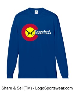I survived BNAC 2014 tech shirt Design Zoom